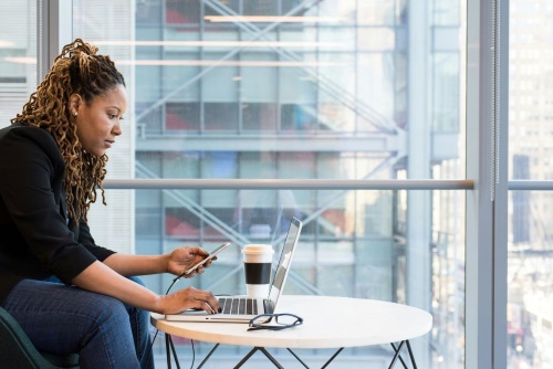 Woman Entrepreneur Working On Laptop Funding Your Business Promo Woman Entrepreneur Working On Laptop Funding Your Business Promo
