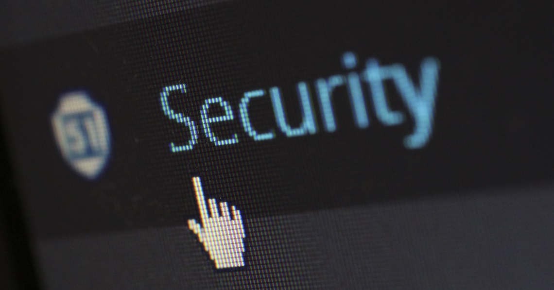 cursor on security screen